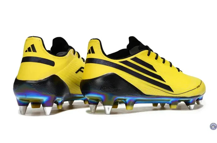 F50 Languette SG Adizero 2010 FG Remake - Jaune/Noir ÉDITION LIMITÉE
