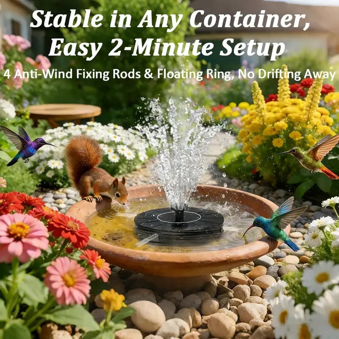 🔥Final 3 Hours 50% OFF🌞QIAWI Solar Power 5.5W LED Fountain