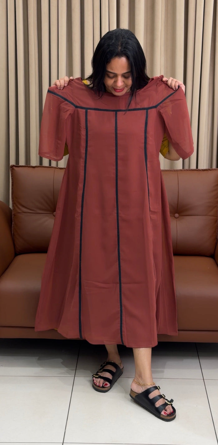 IHA'S IN-HOUSE DESIGNER FROCKS - IHA 34343