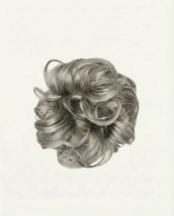 Platinum Gray Bun