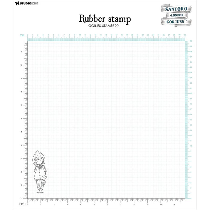 Santoro's Gorjuss - Rubber Stamp - Nr. 520 - Who Knows. Studio Light clear stamps are made of polymer, which makes them soft, textured and easy to handle. By sticking them on a stamping block or stamping platform, they are immediately ready for use. Available at Embellish Away located in Bowmanville Ontario Canada.