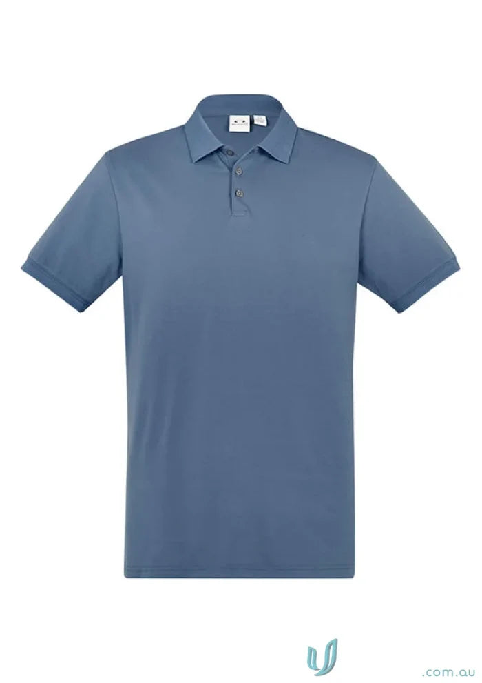 Biz Collection P105MS Ainslie Polo in Grey Smoke
