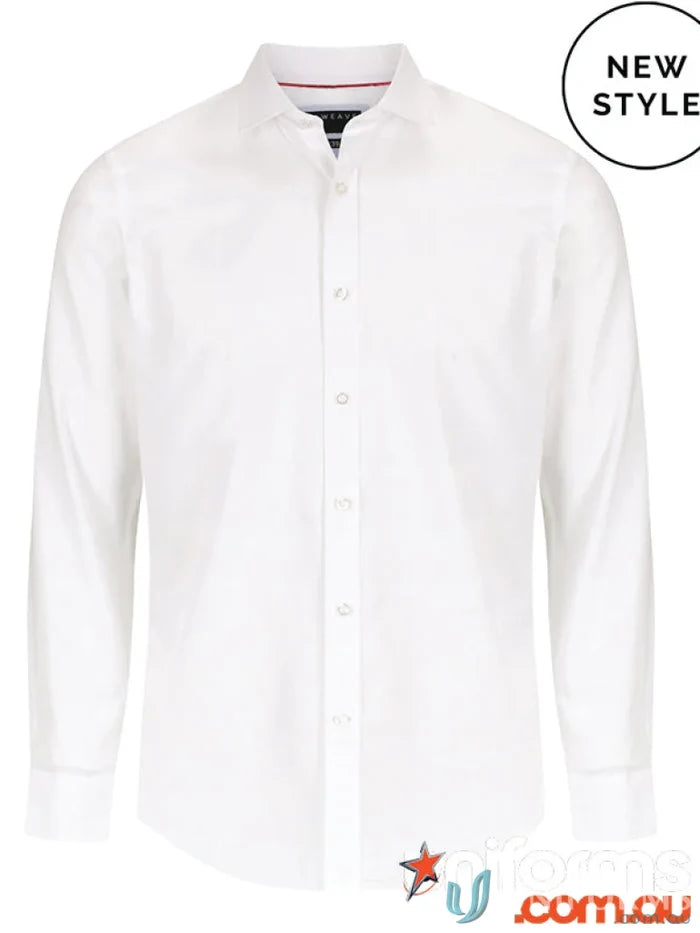 White long-sleeved Balmoral Royal Oxford Shirt perfect for smart casual looks