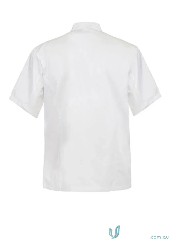 WorkCraft CJ049 Executive Lightweight SS Chef Jacket in White