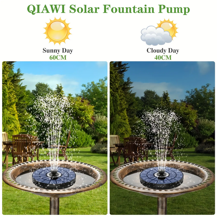 🔥Final 3 Hours 50% OFF🌞QIAWI Solar Power 5.5W LED Fountain