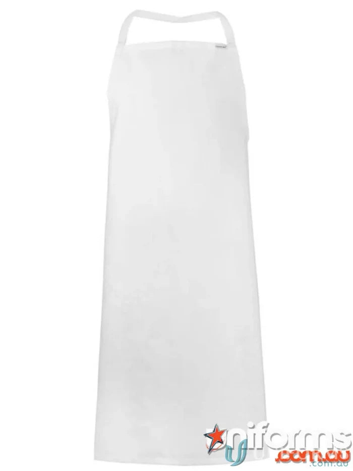 WorkCraft CA001 Full Bib Apron in White