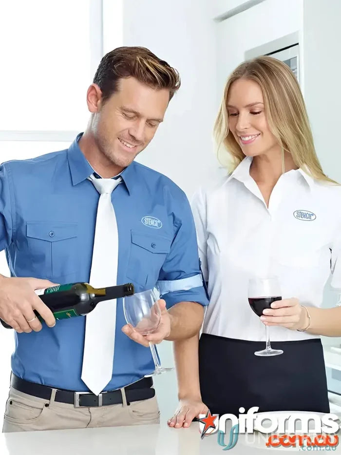 Stencil 2034L-PT Hospitality Nano LS Shirts in White