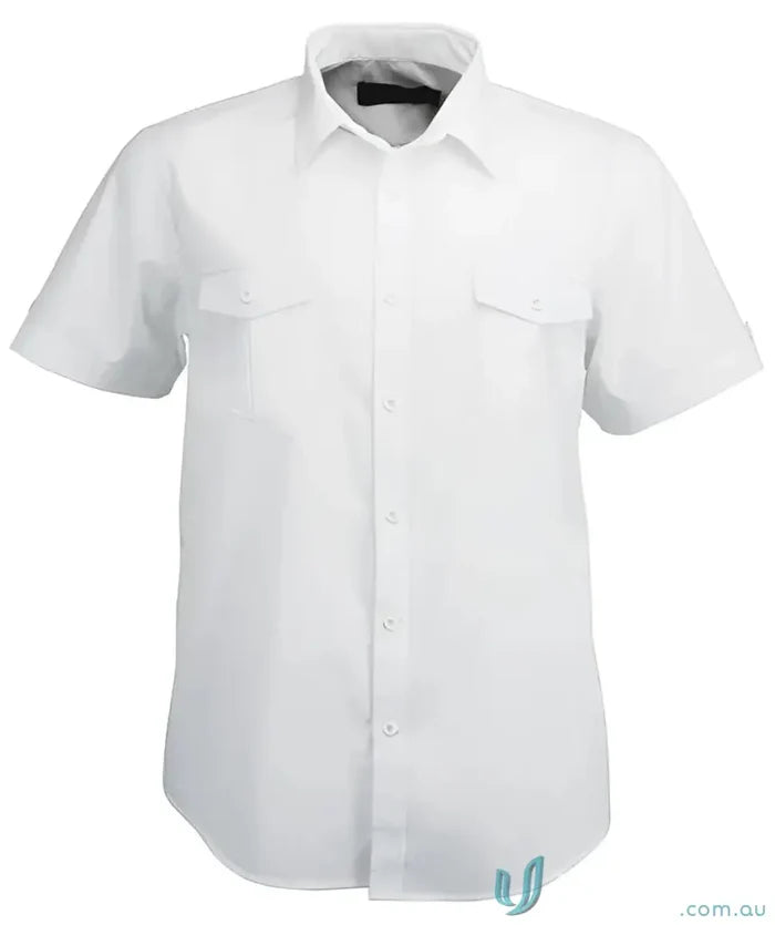 2034S-pt-1 2034S-pt Hospitality Nano SS Shirts in White