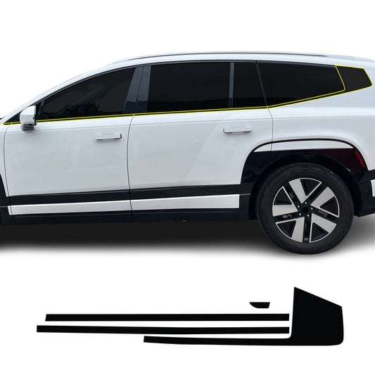Hyundai Ioniq 9 2026+ Blackout Chrome Delete Kit – Precut Gloss Black Vinyl Overlays Film