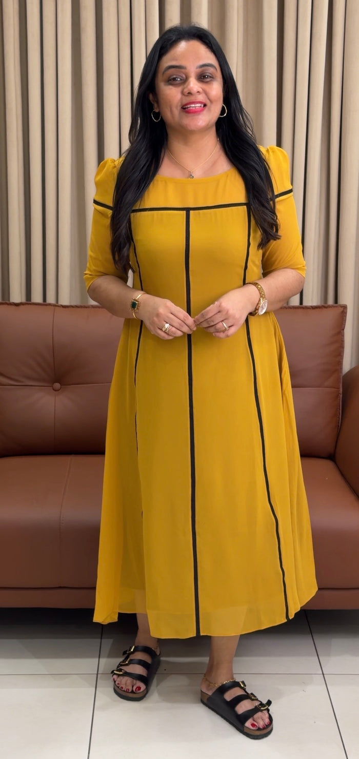 IHA'S IN-HOUSE DESIGNER FROCKS - IHA 34343