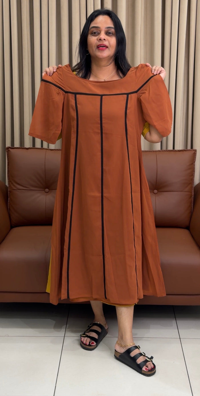 IHA'S IN-HOUSE DESIGNER FROCKS - IHA 34343