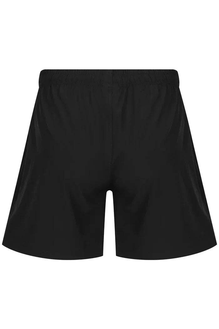 Black kids school shorts uniforms with elastic waistband