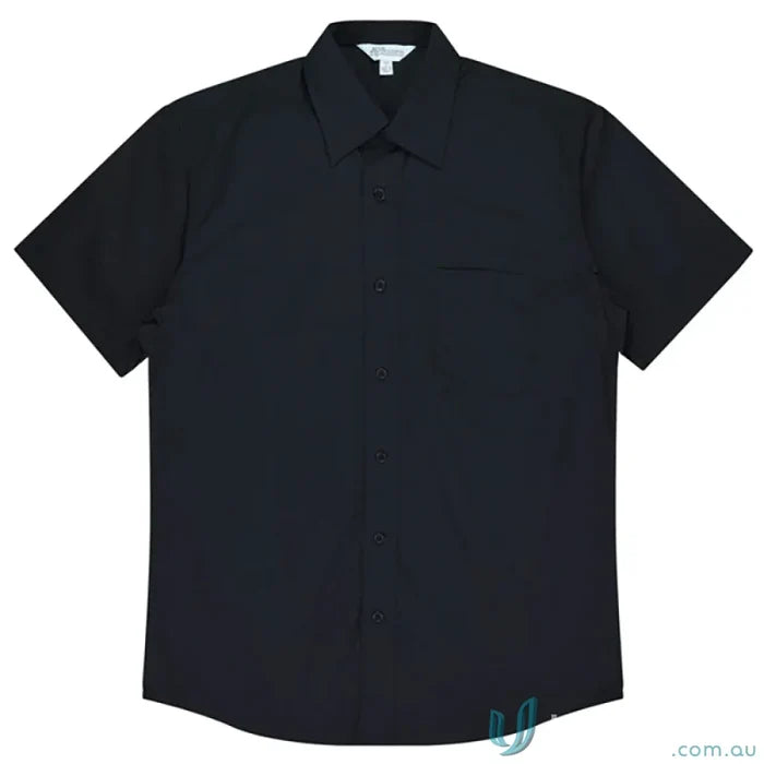 Aussie Pacific 1910S Kingswood SS Shirt in black