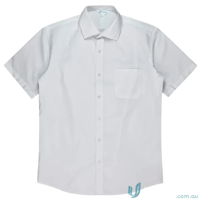 Aussie Pacific 1910S Kingswood SS Shirt in white