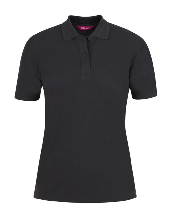 Jb’s ladies dark 210 polo with knitted collar and UPF protection