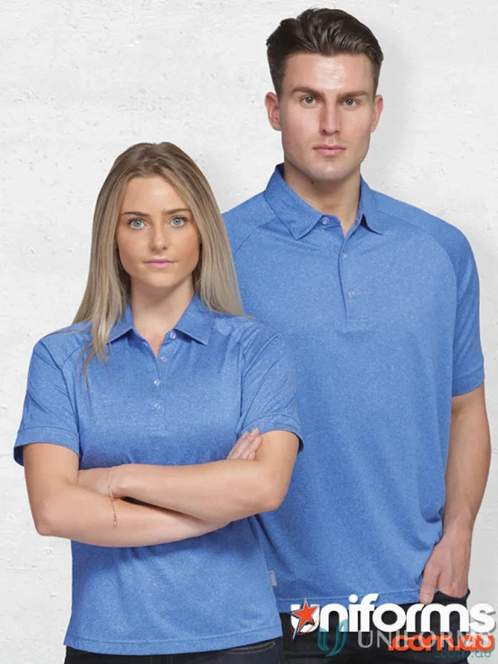 Gear For Life WDGMLP Ladies Dri Gear Melange Polo front product image