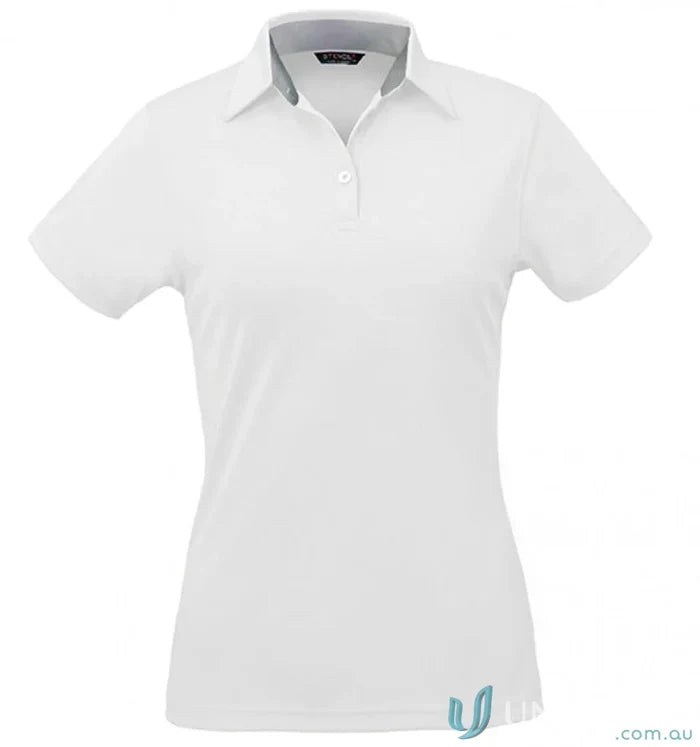 Stencil 1164 Ladies Kahve Polos in White