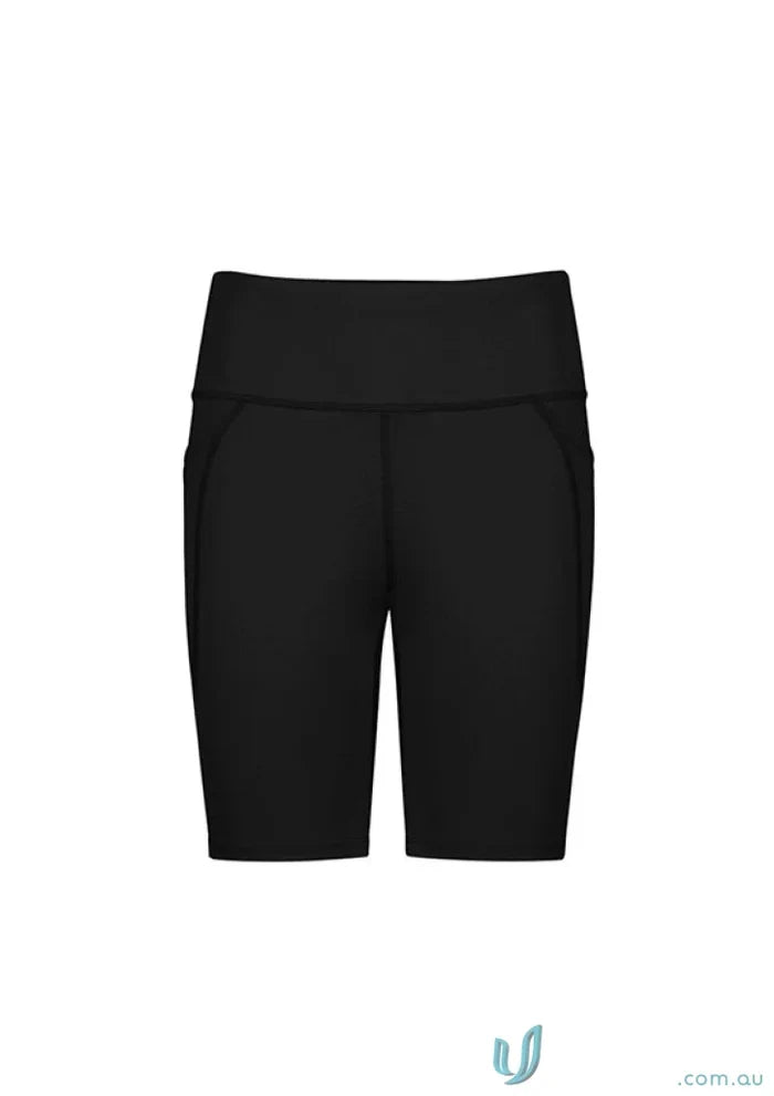 Black Luna Bike Short from Active Industries perfect for workout and casual wear