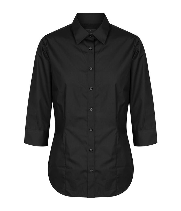 Nicholson Tailored Fit Premium Poplin 3Q Shirt