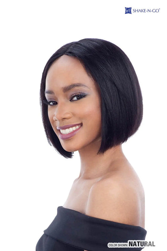 SHAKE N GO BRAZILIAN NATURAL HUMAN HAIR 5" LACE PART WIG - LEONI - BSW BEAUTY CANADA