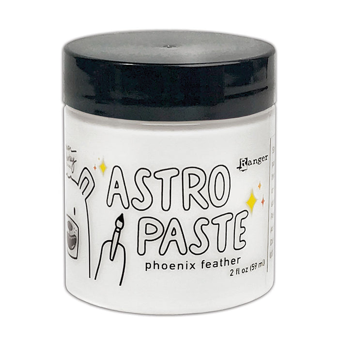 Simon Hurley - create. - Astro Paste. A translucent paste packed with colorful glitter. Available at Embellish Away located in Bowmanville Ontario Canada. Phoenix Feather.