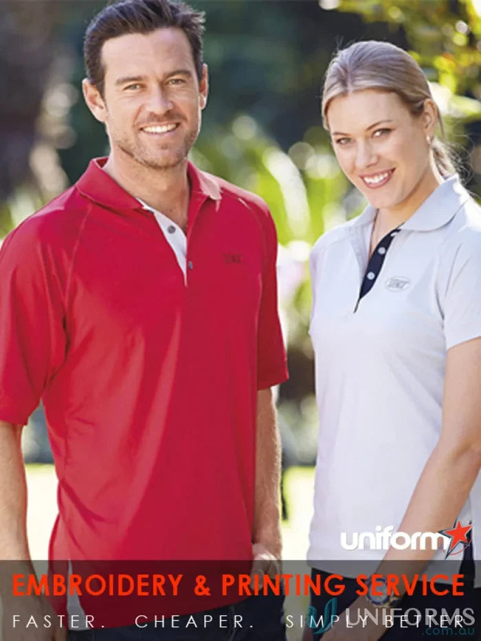 Stencil 1150-PT Stencil Ladies Team SS Polo front product image