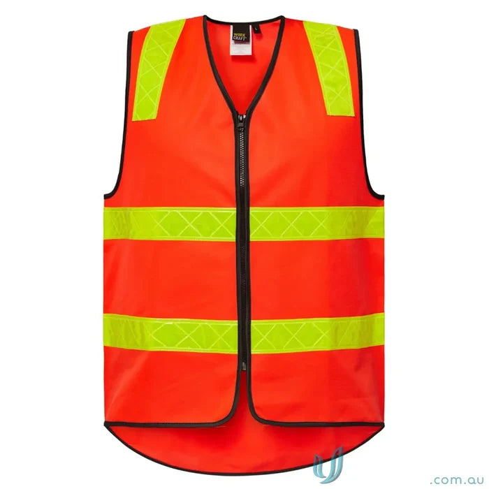 Vic Road HiVis Vest with reflective stripes for civil construction workers and traffic control teams
