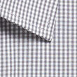 Westgarth Gingham easy iron shirt in black white checkered fabric