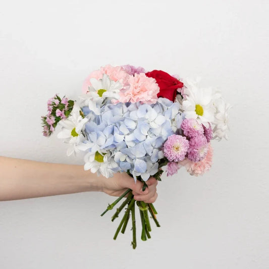 With Love Flower Bouquet Hand - Image
