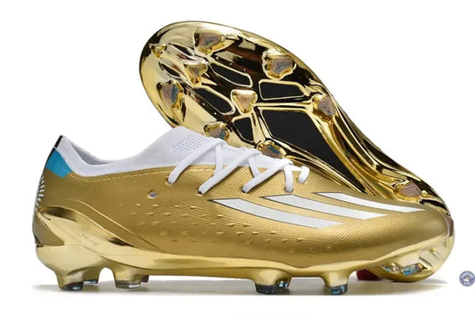 ADIDAS X SPEEDPORTAL MESSI.1 FG LEYENDA - DORÉ/BLANC/BLEU