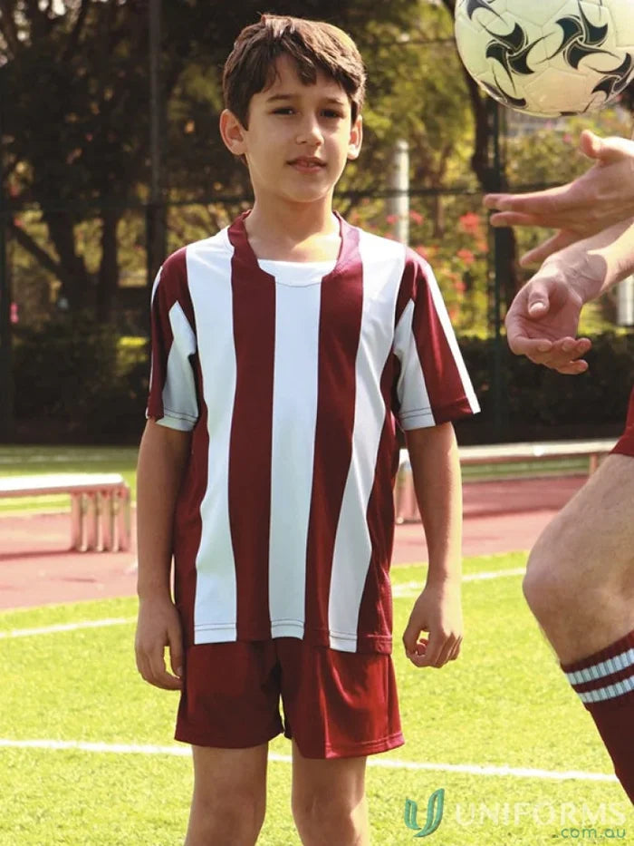 Bocini CT1101 Youth Striped Soccer Jersey